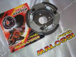 Clutch MALOSSI FLY CLUTCH Ø107mm for scooter Peugeot, Piaggio, vertical Minarelli, ...