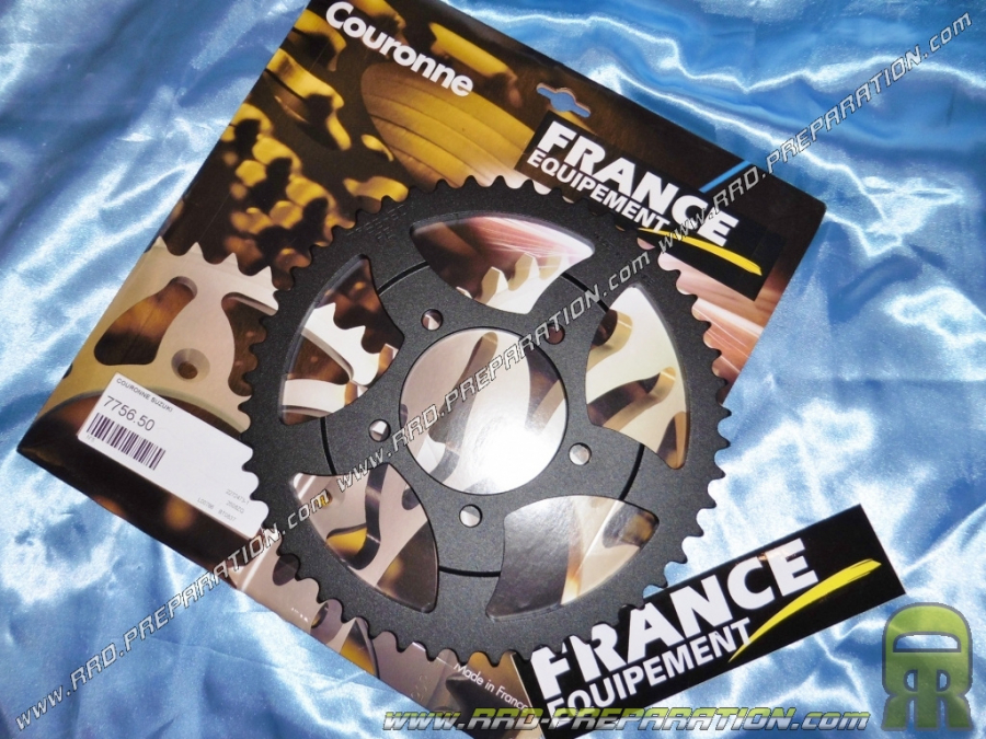 Corona 50 dientes en 530 FRANCE EQUIPEMENT para SUZUKI GSF BANDIT 600cc