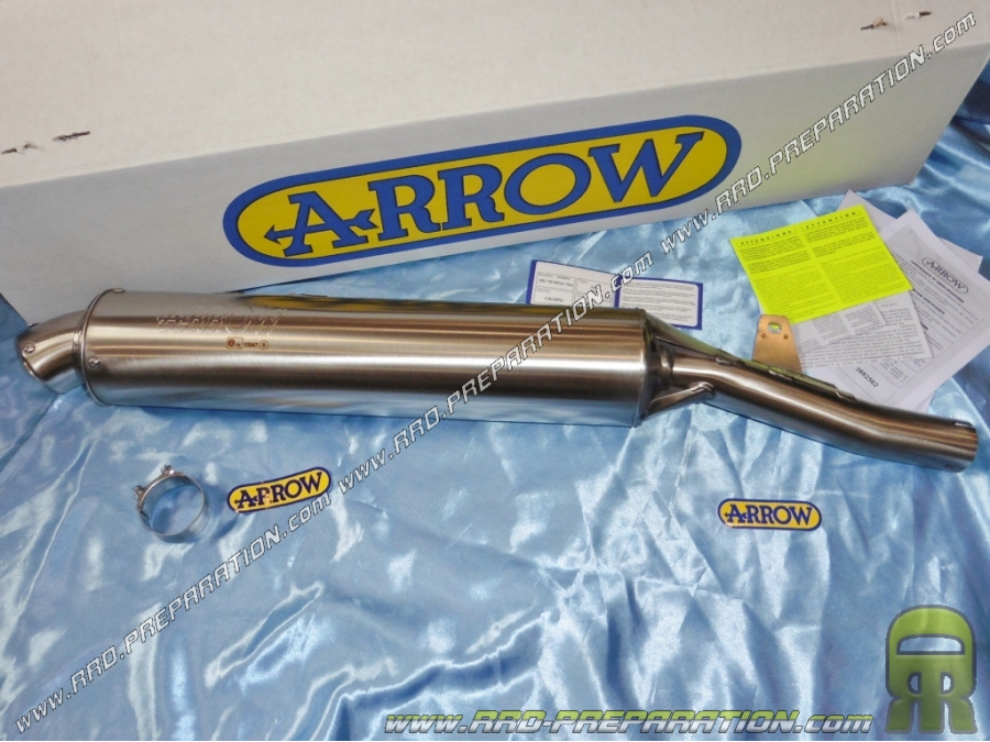 Silencioso ARROW PARIS-DAKAR REPLICA homologado para moto HONDA XRV 750 AFRICA TWIN de 1996 a 2004