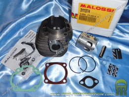 Kit haut moteur 125cc Ø57,5mm MALOSSI fonte pour BW'S, AEROX, BOOSTER, NITRO 100cc...