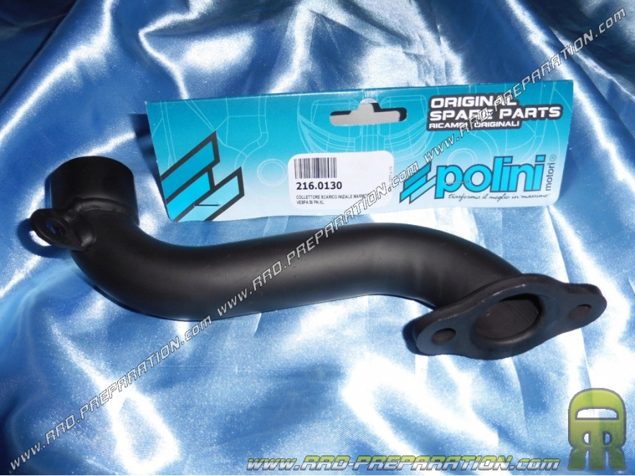 Manifold, exhaust pipe POLINI for scooter 50cc Vespa PK, XL, HP ...