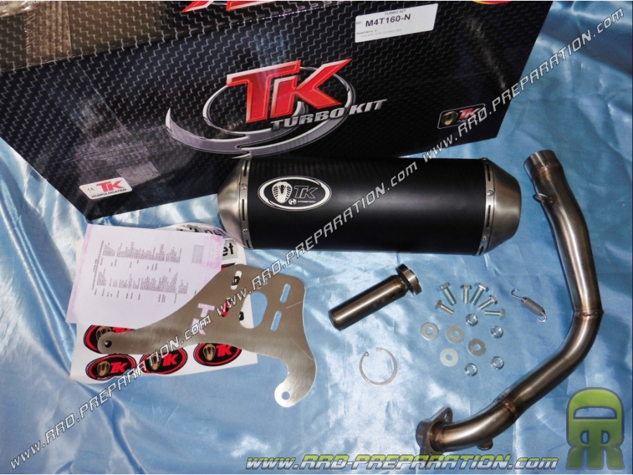 Pot d'échappement TURBO KIT TK MAXI SCOOTER SYM JOYMAX EVO, GTS EVO 300... 