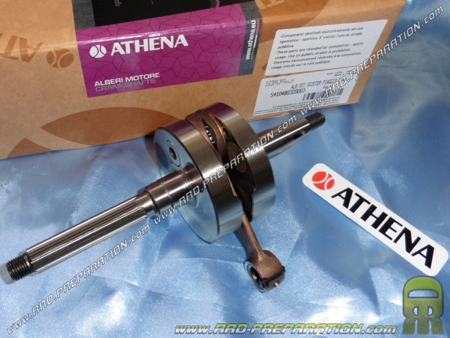Crankshaft, connecting rod assembly ATHENA Racing race 44mm rod 90mm axis 12mm scooter PIAGGIO / GILERA (Typhoon, NRG ...)
