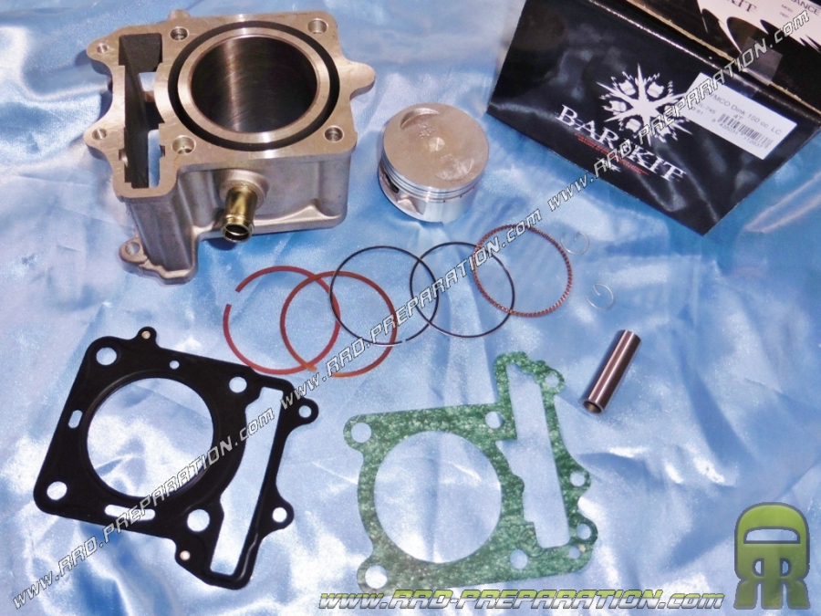 Kit 150 / 170cc BARIKIT Ø61mm, cylindre fonte / piston pour KYMCO DINK, B&W, KXR, MXU, MAXXERR, BUGGY PGO... 150 et 170cc