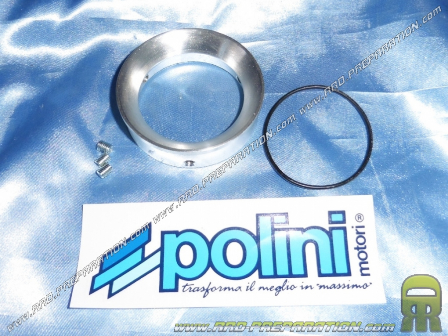 Adaptador tulipa filtro aire POLINI Ø50,5 a 62mm en aluminio para carburadores PWK 24 a 30mm