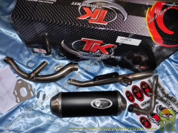 Exhaust TURBOKIT TK OFF ROAD MOTORHISPANIA for DUNA, and RYZ PEUGEOT XPS 125cc 4T 2008 2012