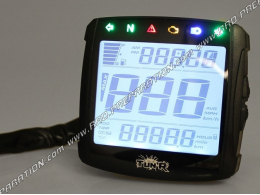 Compteur vitesse, témoins…Digital KOSO DB EX-02 universel (mob, scooter,  quad, moto)