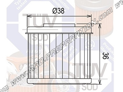 HIFLO Ölfilter Passend Für Honda NCS 700 NC 700 S Bj. 2012-2014