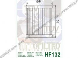 Filtro de aceite HIFLO FILTRO para moto, quad, scooter ARTIC CAT, SUZUKI DRZ, SYM, YAMAHA MAJESTY 400cc