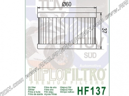 HIFLO FILTRO oil filter for motorcycle BORILE SCRAMBLER, SUZUKI DR, SAVA GE, FREEWIND ... 650, 750, 800cc