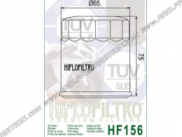  Filtre à huile HIFLO FILTRO pour moto KTM DUKE, LC4, SMC, ADVENTURE, RFR RALLY... 400, 620, 625, 640, 690cc