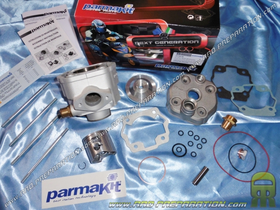 Kit 80cc high engine Ø50mm PARMAKIT aluminum DERBI euro 1 & 2