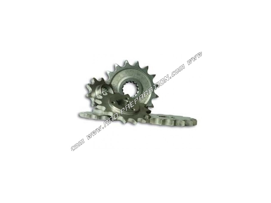 Chain sprocket FRANCE EQUIPEMENT for DIRT BIKE FYM SUPER STOCK and QUAD AXR AS 90cc