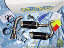 exhaust muffler pair STREET ARROW THUNDER short version HYPERMOTARD for DUCATI 796, from 2009 to 2012 ...