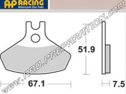 Pastillas de freno delanteras AP RACING para CAN-AM 450 DS EFI QUAD y BUGGY desde 2008