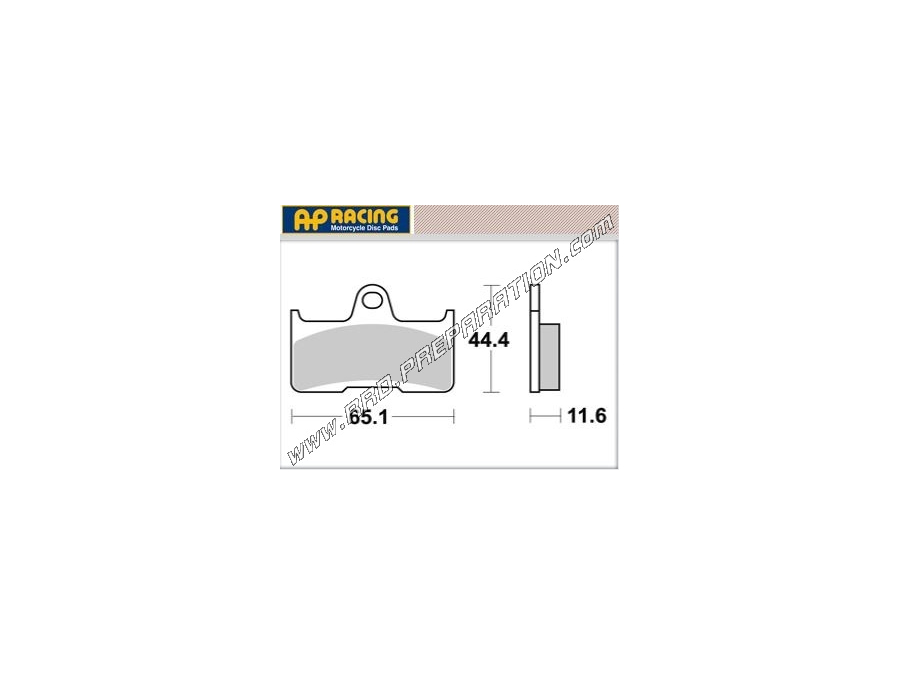 AP RACING front brake pads for QUAD CF MOTO TEERALANDER, TERRACROSS, GOES MAX, G, YAMAHA YFM GRIZZLY