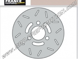 Front brake disc Ø167mm FRANCE EQUIPEMENT for QUAD DINLI T REX, DINLI 50, 100, 125, 200 and 250cc