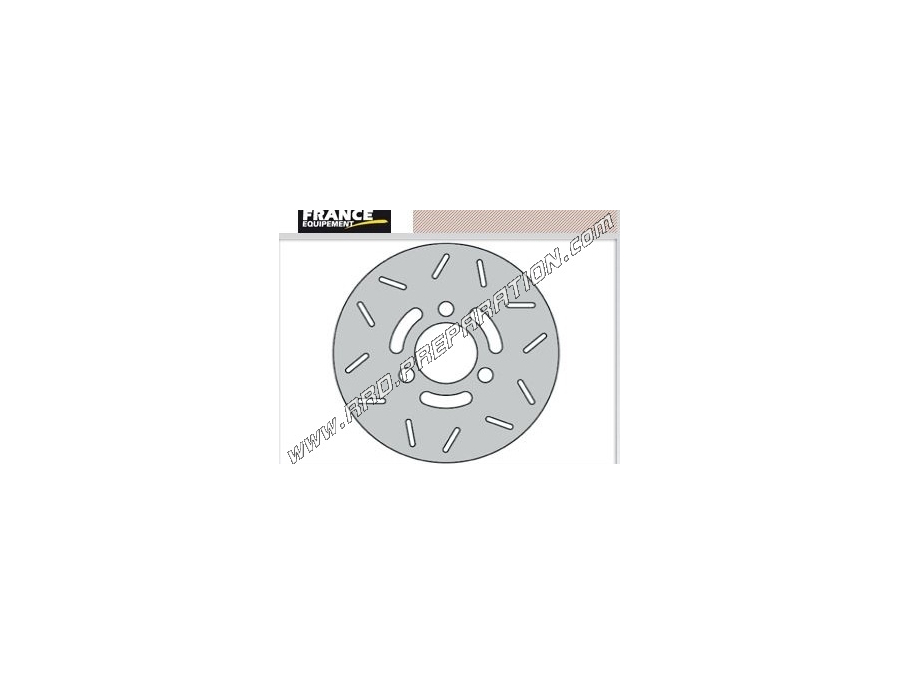 Front brake disc Ø167mm FRANCE EQUIPEMENT for QUAD DINLI T REX, DINLI 50, 100, 125, 200 and 250cc