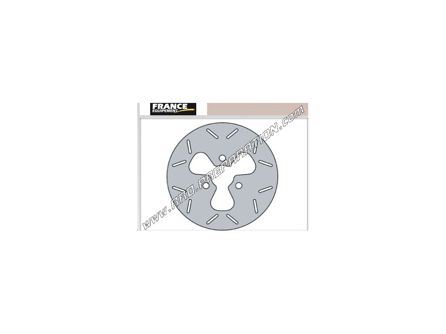 Disque de frein arrière Ø180mm FRANCE EQUIPEMENT pour scooter et quad DINLI T REX, MSA FOX, SUZUKI AP, STREET MAGIC, VECSTAR