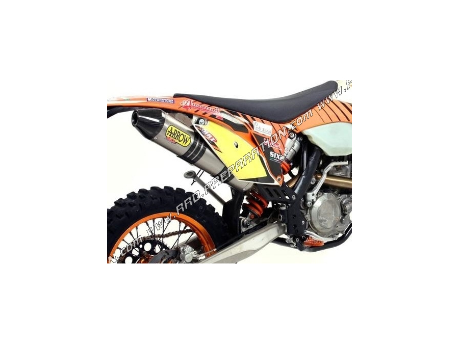 Silencieux d'échappement THUNDER TITANE ARROW pour KTM SMR 450 a partir de 2013