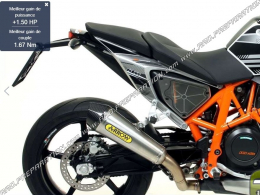 Ligne d'échappement ARROW X-KONE (silencieux + collecteur) pour KTM DUKE 690 de 2012 à 2015