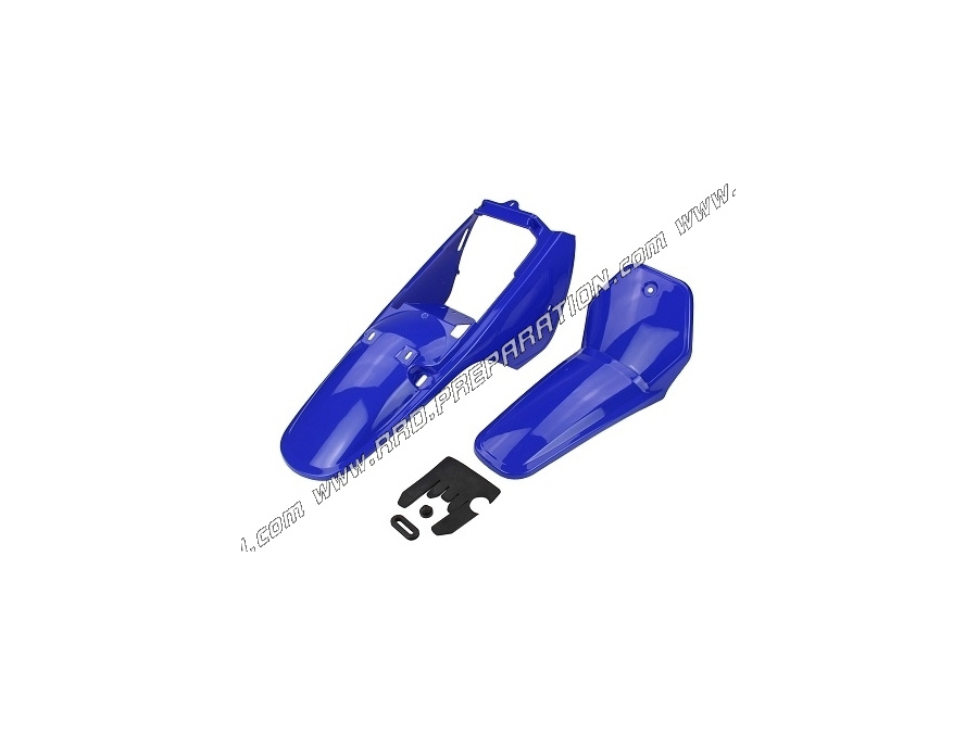  Kit carrosserie / carénage 2 pièces pour YAMAHA PW 80 bleu ou noir