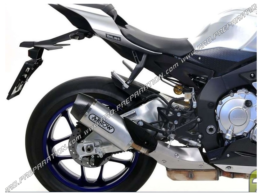 Silencieux d'échappement ARROW INDY-RACE pour YAMAHA YZF 1000 R1 de 2015 à 2019