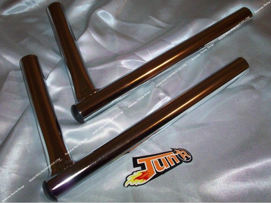 TUN 'R Ø22mm chrono chrome bracket handlebars for moped, Peugeot 103 Mvl, Chrono, Vogue, ...