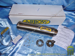 Silencieux seul d'échappement ARROW RACING TITANE pour APRILIA RS 125cc de 2007 à 2014 (moteur rotax 2 temps)