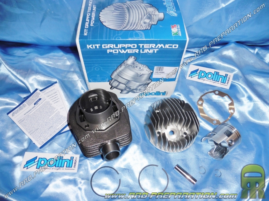 Kit high engine 177cc Ø63mm with cylinder head POLINI cast scooter VESPA PX, TS 125 / 150cc 2 times