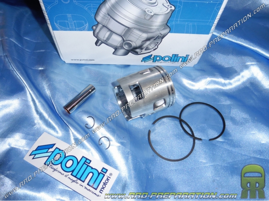 Piston bi-segment Parmakit Ø63mm axe 15mm pour kit 177cc POLINI fonte LML STAR, DELUXE, VESPA, TS, SPRINT, VELOCE 125,150cc