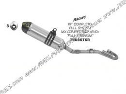 Línea de escape ARROW MX COMPETITION TITANIUM para Suzuki RM-Z 250 2010 a 2013