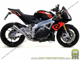 Silencieux ARROW PRO RACE avec intermédiaire pour collecteur origine APRILIA TUONO V4 RR / FACTORY 1100 à partir de 2017