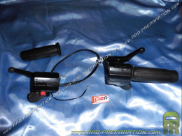 Kit de leviers de frein + starter & décompresseur P2R noir type origine pour Peugeot 103 SP/MVL