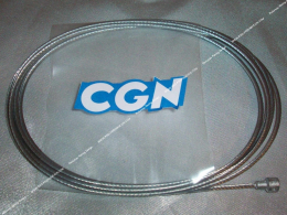 Câble de frein CGN Ø1.8mmX1M80, boule d’encoche Ø6X1cm pour MBK 51 ou autres modèles