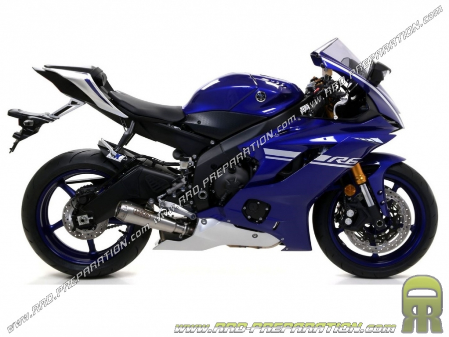 Ligne d'échappement complète ARROW PRO-RACE sur YAMAHA YZF 600 R6 de 2017