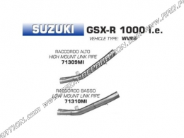 ARROW coupling for RACE-TECH silencer to ARROW manifold on Suzuki GSX-R 1000 ie 2005 to 2006