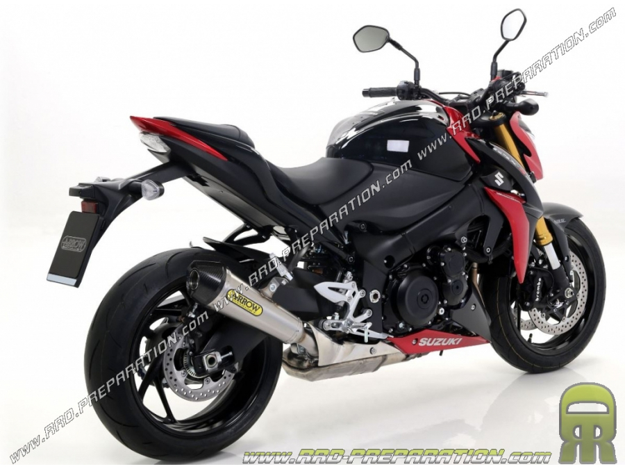 Silencieux d'échappement ARROW X-KONE TITANE pour Suzuki GSX-S 1000 / 1000 F de 2015 à 2020