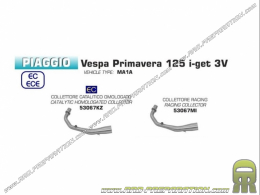 ARROW Racing manifold for ARROW URBAN on Piaggio VESPA Primavera I-GET 3V 2017