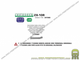 ARROW uncatalyzed fitting for Kawasaki ZX-10R 2006/2007 motorcycle