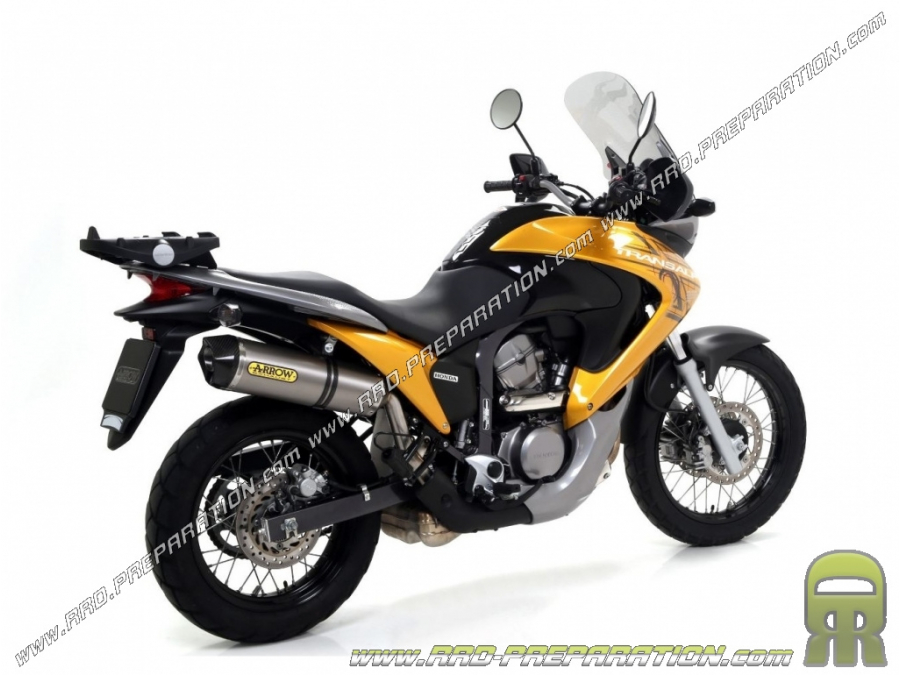 Silencieux d'échappement ARROW RACE TECH homologué pour moto Honda XL 700 V TRANSALP 2008/2013