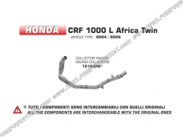 Collecteur ARROW RACING pour silencieux ARROW ou ORIGINE sur HONDA CRF 1000L Africa Twin de 2016 à 2019