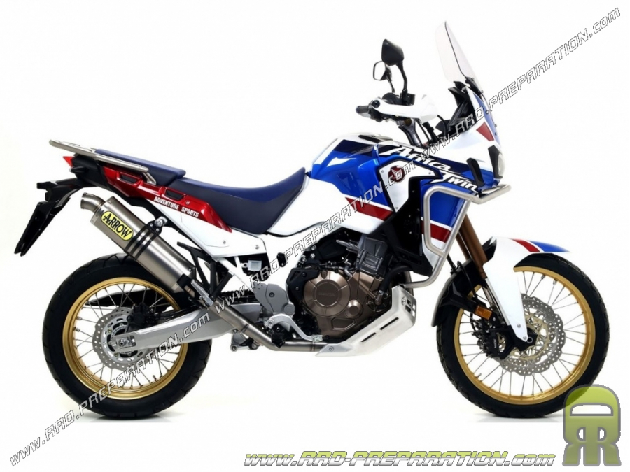 Línea de escape ARROW RACE TECH TITANIUM para Honda CRF 1000L Africa Twin 2016 / 2017 y ADV Sport 2018