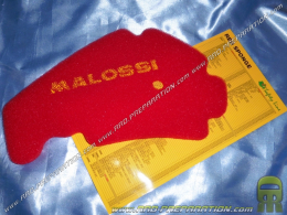 Espuma de filtro de aire de esponja roja MALOSSI para caja de aire original scooter 4T GILERA , APRILIA , PIAGGIO 125, 250, 300,