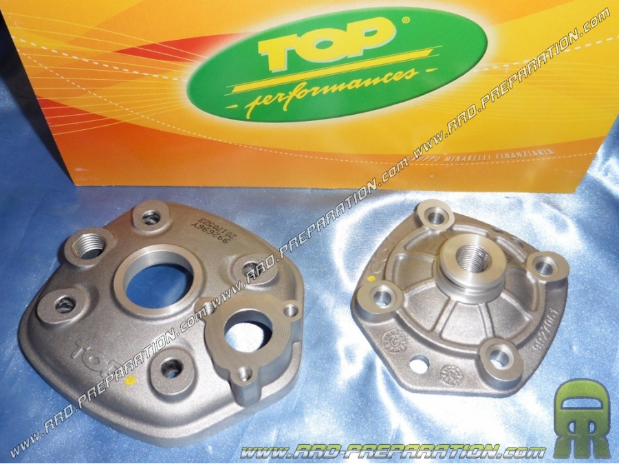 TOP PERFORMANCES aluminum cylinder head for TOP PERFORMANCES cast iron kit 50cc DERBI euro 3