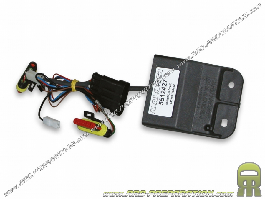 MALOSSI MHR TEAM DIGITRONIC digital electronic box for MALAGUTI F12 DIGIT KAT-PHANTOM 50 2T LC euro 2 scooter