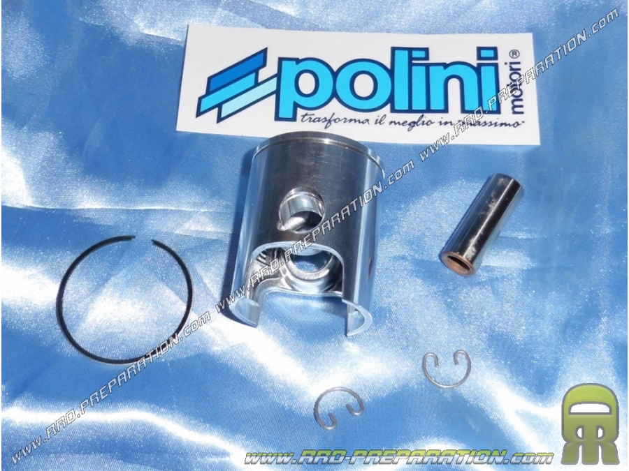 Piston POLINI mono-segment Ø40.2mm axis 10mm for kit 50cc POLINI EVOLUTION aluminum on vertical and horizontal minarelli