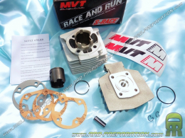 Kit 50cc aluminium air avec culasse MVT S-RACE G1 6 transferts MBK 51 / MOTOBECANE AV10