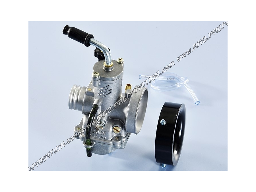 Carburetor POLINI CP 17.5 flexible, with separated greasing, choke cable or lever choices