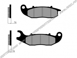 Plaquettes de frein POLINI avant pour scooter PIAGGIO LIBERTY, MEDLEY 125 et 150